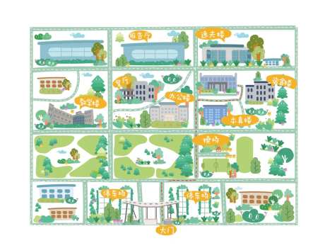 手绘地图   -采灵感-https://www.cailinggan.com/