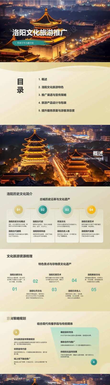 洛阳文化旅游推广PPT-采灵感-https://www.cailinggan.com/
