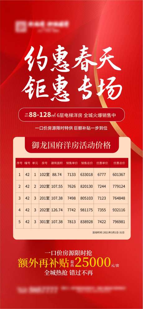 特价房房地产创意海报-采灵感-https://www.cailinggan.com/