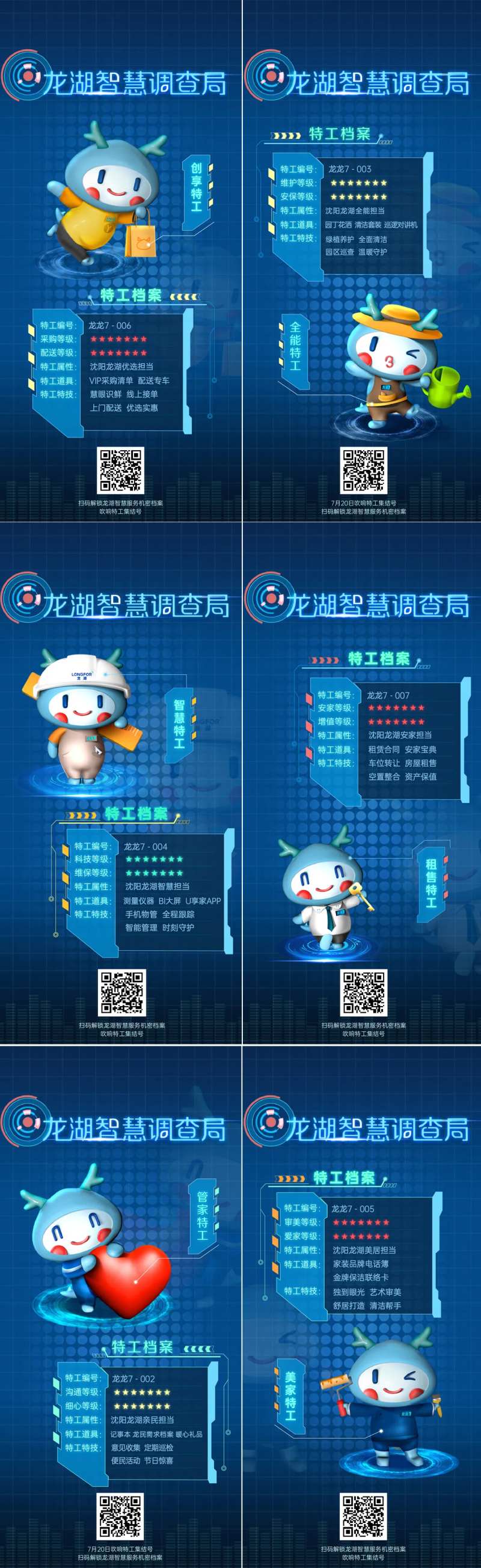 地产品牌特工档案海报-采灵感-cailinggan.com