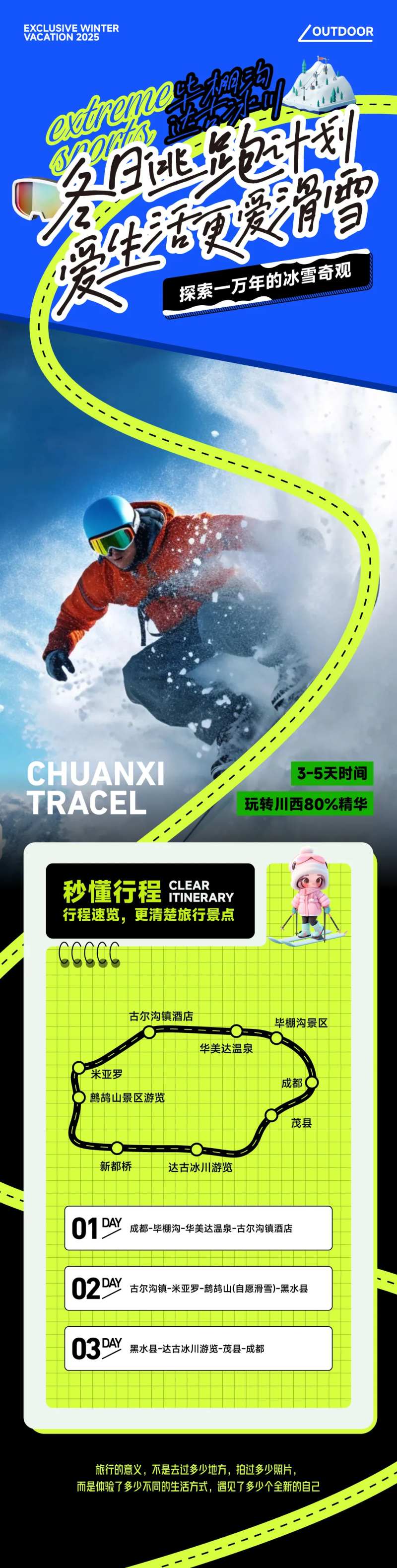 旅游路线推荐海报-采灵感-cailinggan.com