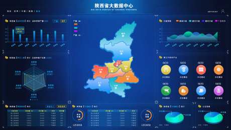 陕西省大数据中心UI设计-采灵感-https://www.cailinggan.com/