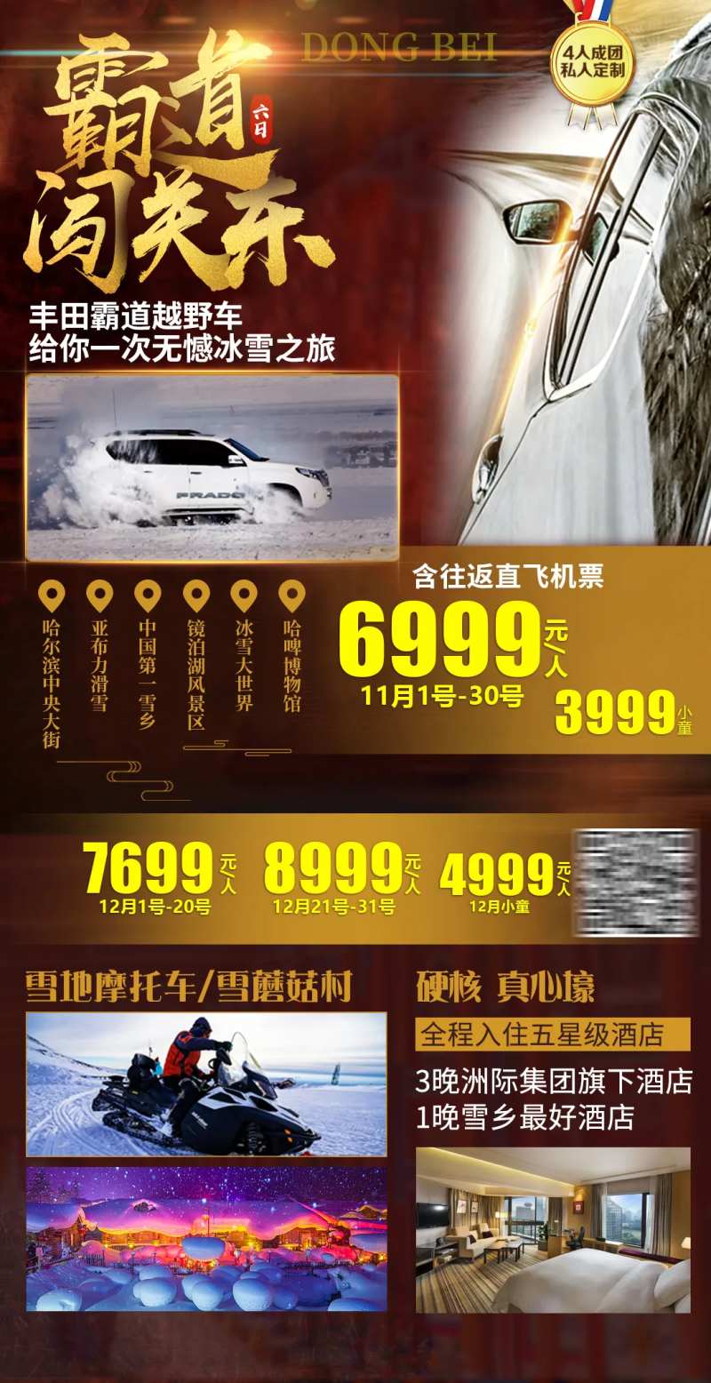 霸道闯关东海报-采灵感-cailinggan.com