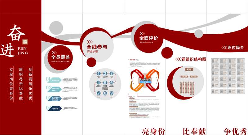 会议党员文化墙背景板-采灵感-cailinggan.com