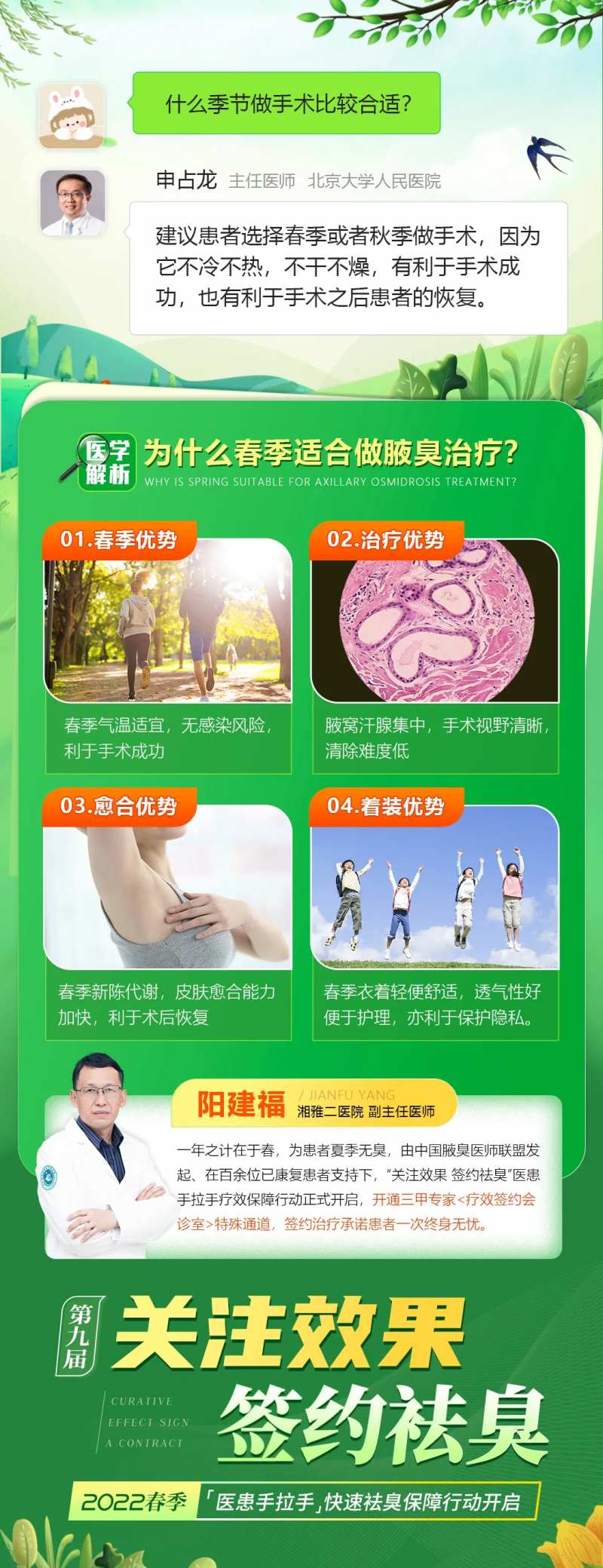 医疗腋臭治疗活动海报-采灵感-cailinggan.com