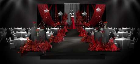 婚礼仪式区-采灵感-https://www.cailinggan.com/