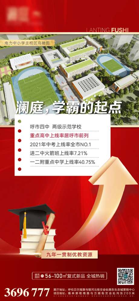 地产学区优势海报-采灵感-https://www.cailinggan.com/