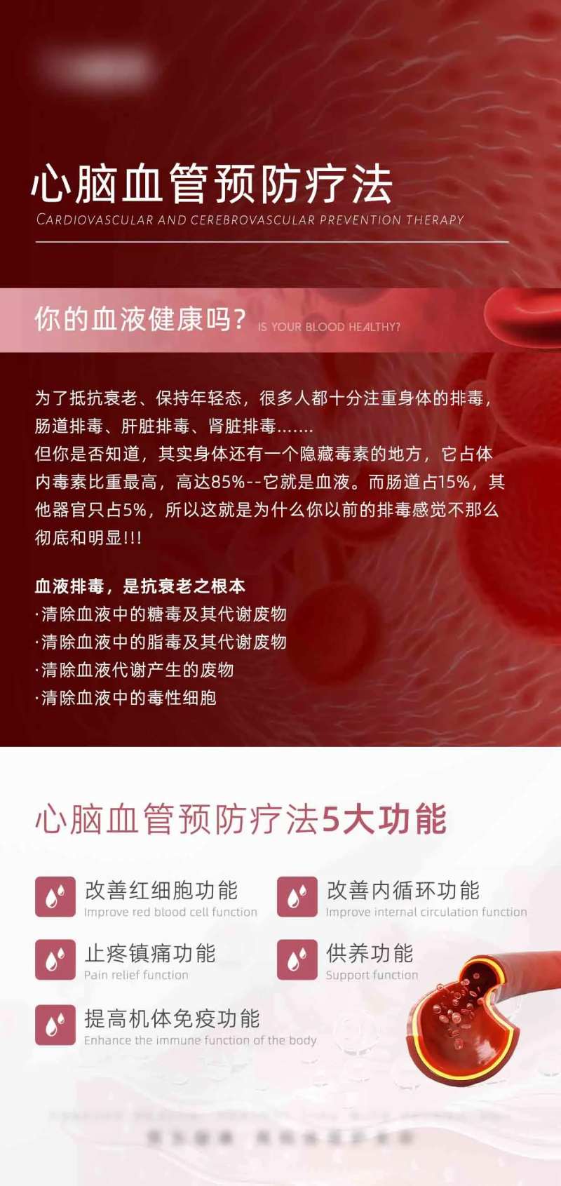 心脑血管预防治疗方法宣传海报-采灵感-cailinggan.com