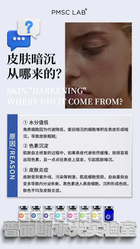 美业水光肌肤科普海报-采灵感-https://www.cailinggan.com/