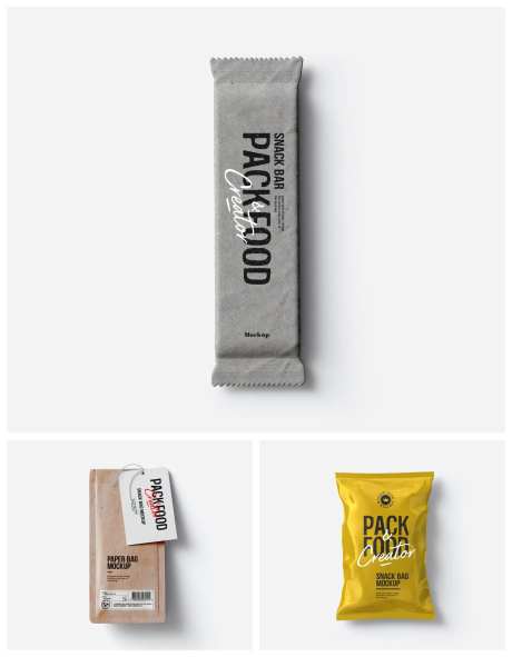 零食塑料包装袋样机-采灵感-https://www.cailinggan.com/