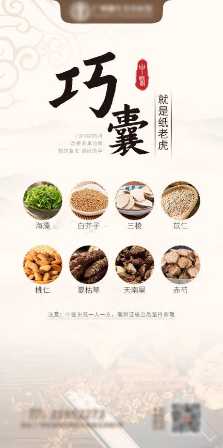中医科普海报-采灵感-https://www.cailinggan.com/