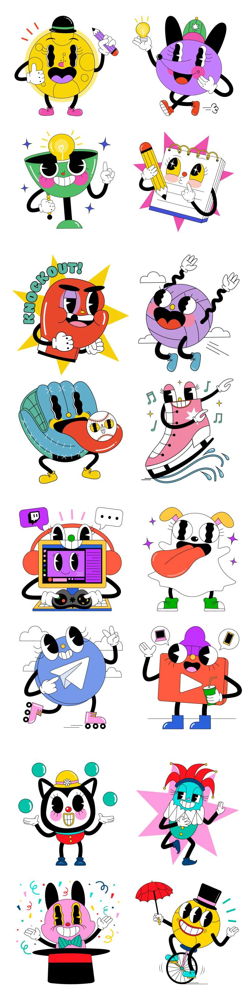 卡通形象 插画-采灵感-cailinggan.com