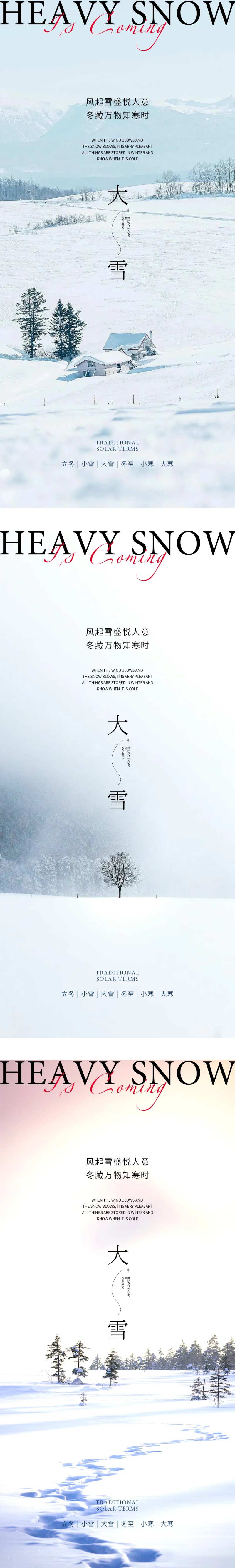 大雪海报-采灵感-cailinggan.com