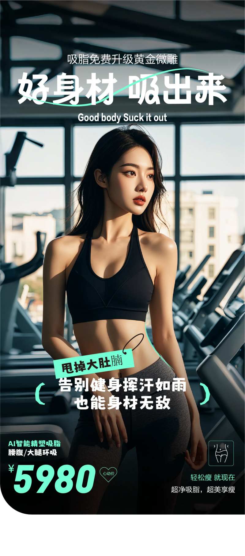 医美微雕促销海报-采灵感-cailinggan.com