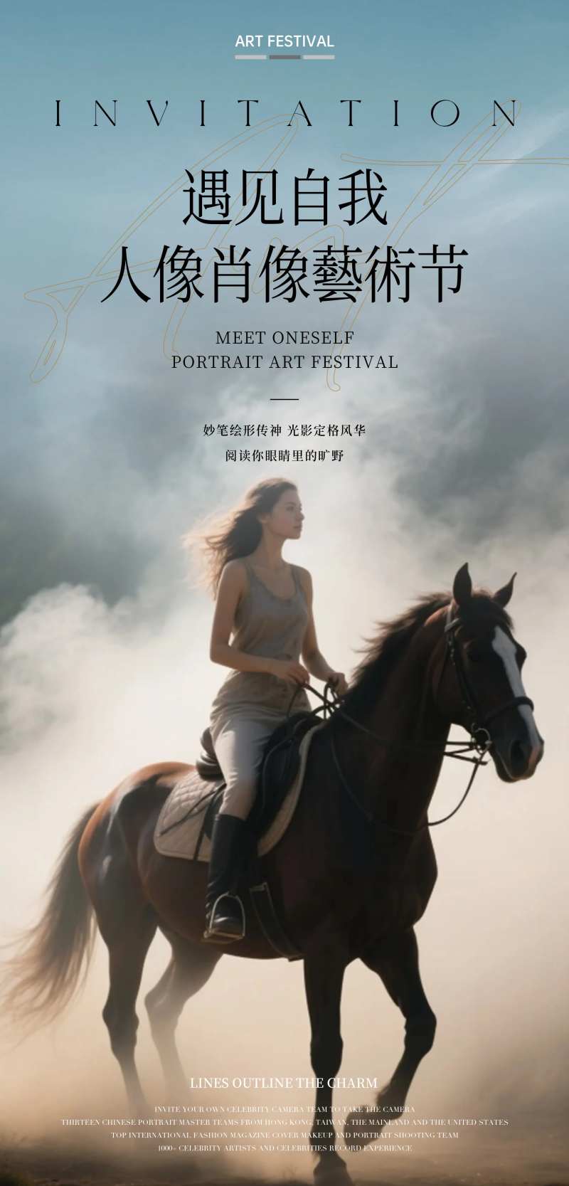 肖像艺术节海报-采灵感-cailinggan.com