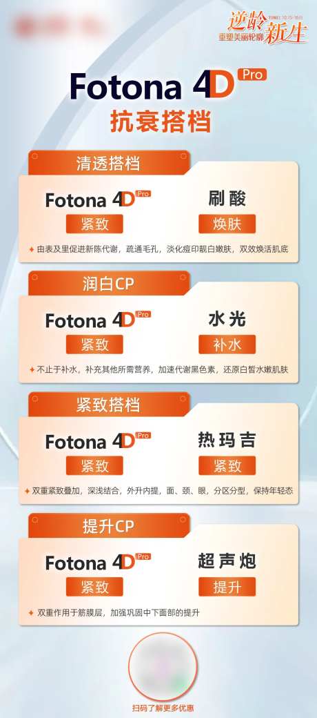 FOTONA4D抗衰促销医美海报-采灵感-https://www.cailinggan.com/