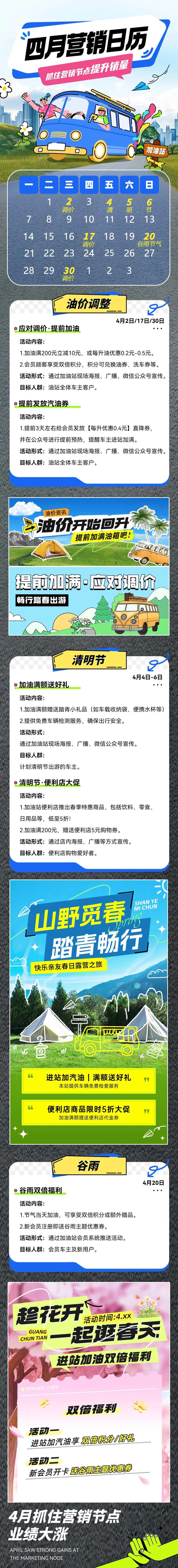加油站4月份活动营销参考长图-采灵感-cailinggan.com