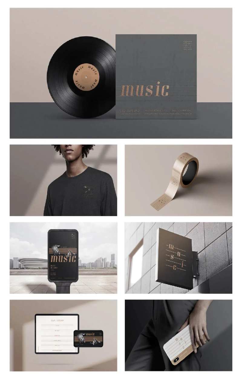 音乐贴图精选样机-采灵感-cailinggan.com