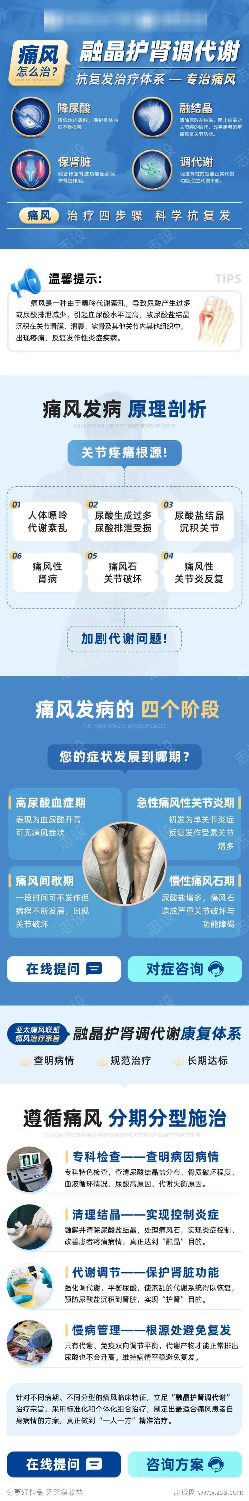 痛风风湿信息流落地页详情页-采灵感-cailinggan.com