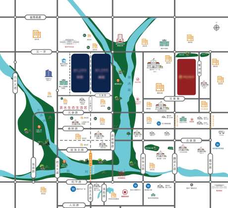 房地产区位图-采灵感-https://www.cailinggan.com/
