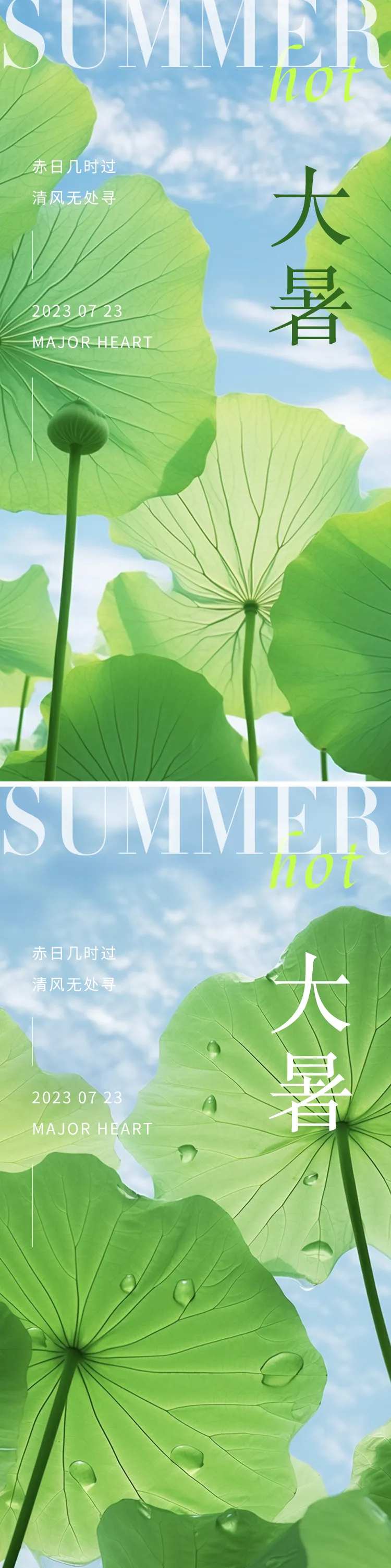 大暑24节气海报-采灵感-cailinggan.com