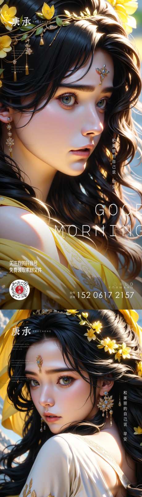 异域风情美女海报-采灵感-https://www.cailinggan.com/