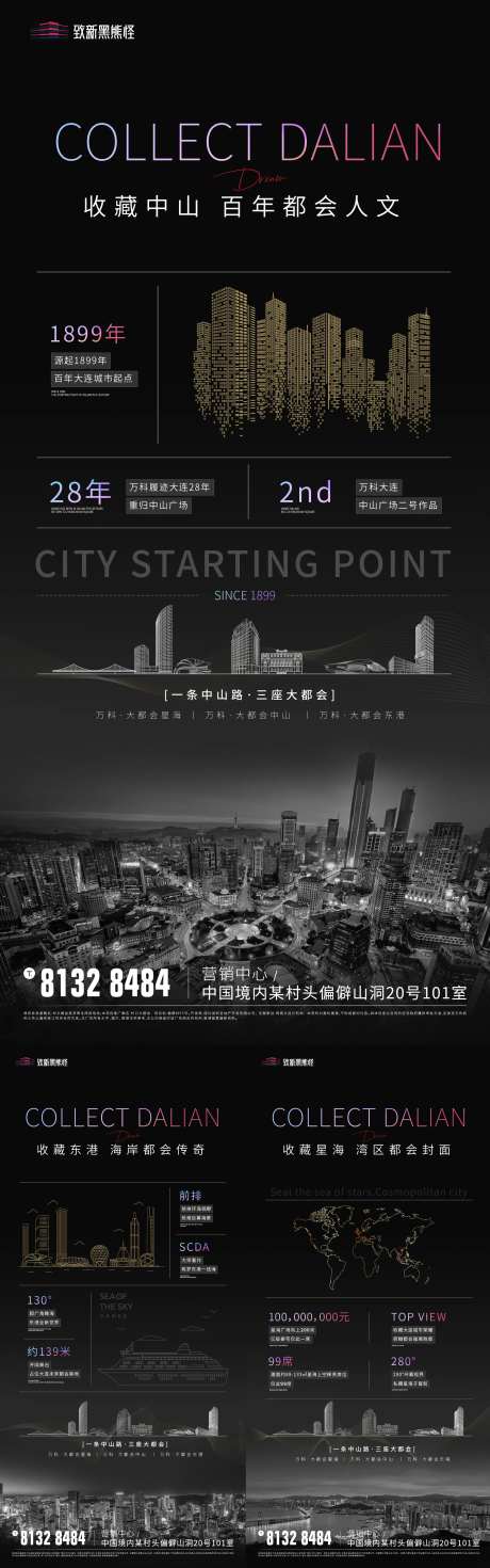 地产三盘联动大都会价值点单屏刷屏-采灵感-https://www.cailinggan.com/