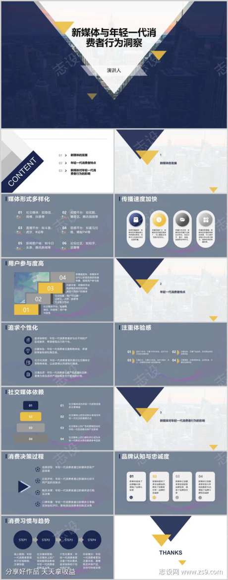 新媒体与年轻一代消费者行为洞察PPT-采灵感-https://www.cailinggan.com/