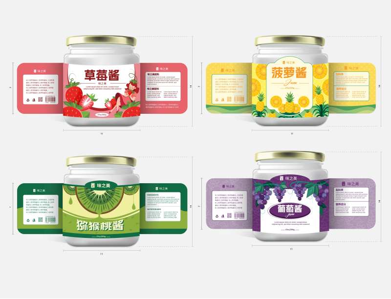 玻璃罐包装设计-采灵感-cailinggan.com