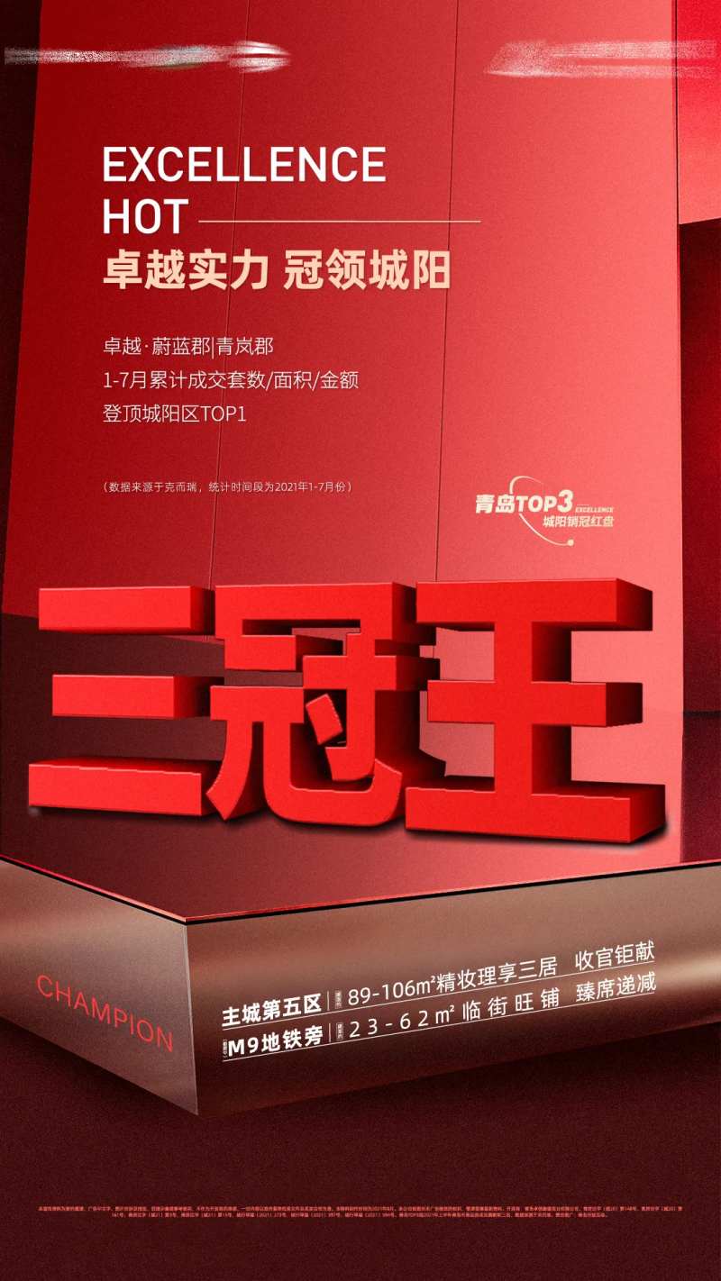 地产三冠王海报                                                                                                                                                                                                 -采灵感-cailinggan.com