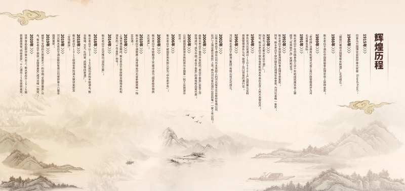 白酒企业发展历程背景板-采灵感-cailinggan.com