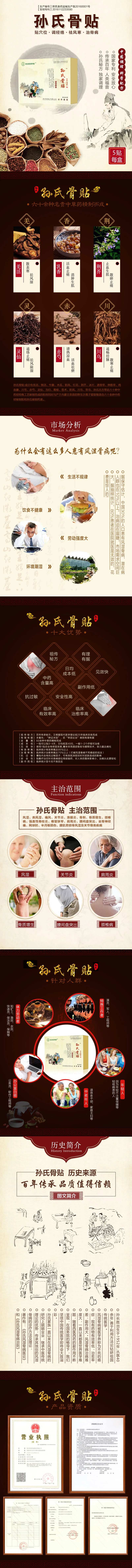 淘宝天猫药膏骨贴详情页详情介绍-采灵感-cailinggan.com