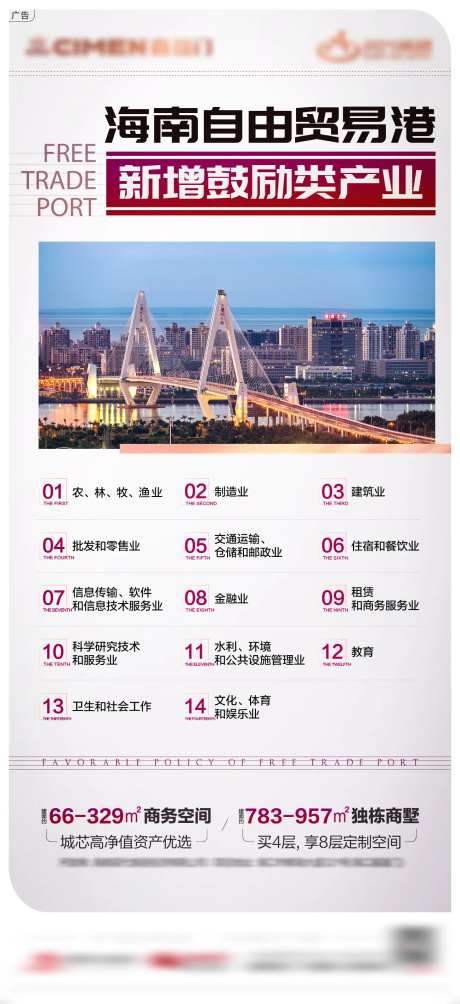 地产鼓励政策热点刨析海报-采灵感-https://www.cailinggan.com/