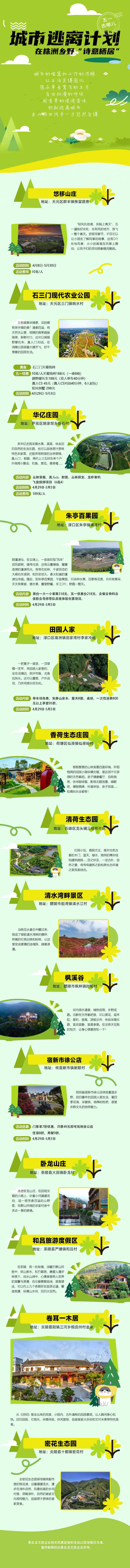 绿色旅游文旅路线长图-采灵感-cailinggan.com