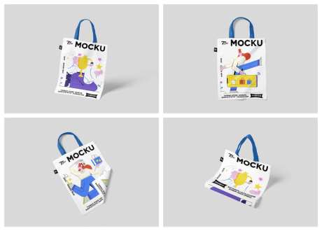 手提袋纸袋包装样机-采灵感-https://www.cailinggan.com/