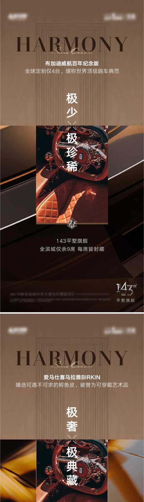 地产棕金价值点海报-采灵感-https://www.cailinggan.com/