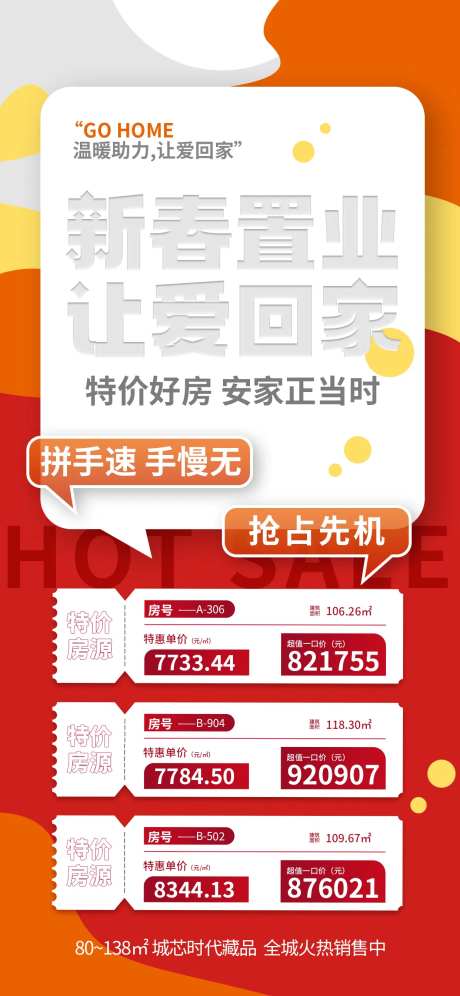 大字报地产新春置业海报-采灵感-https://www.cailinggan.com/