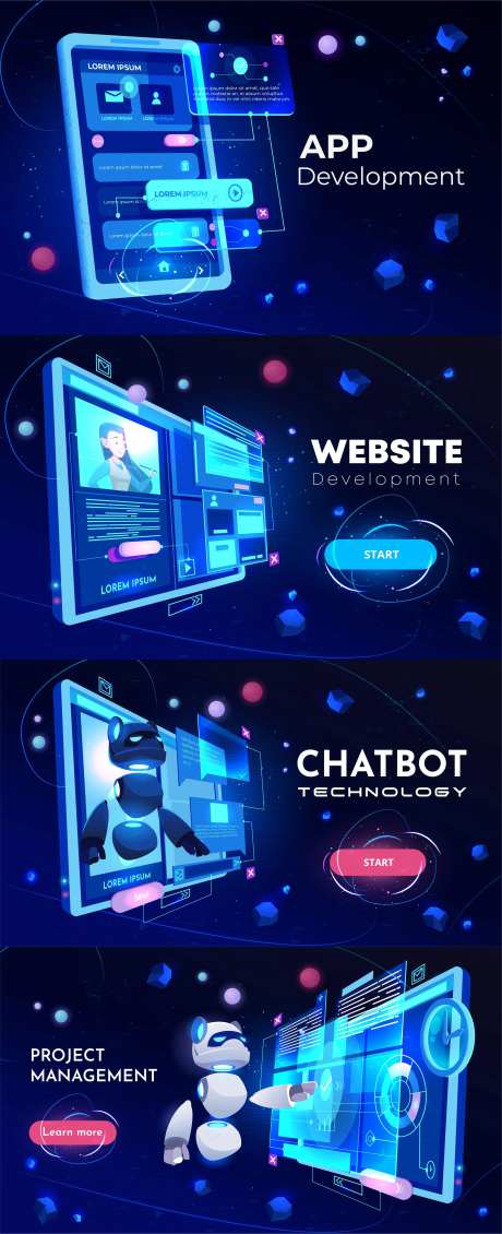 未来科技智能banner-采灵感-https://www.cailinggan.com/