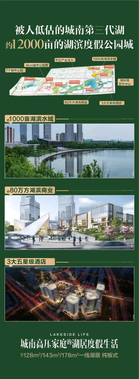 一线头排湖景江景房卖点配套长海报-采灵感-https://www.cailinggan.com/