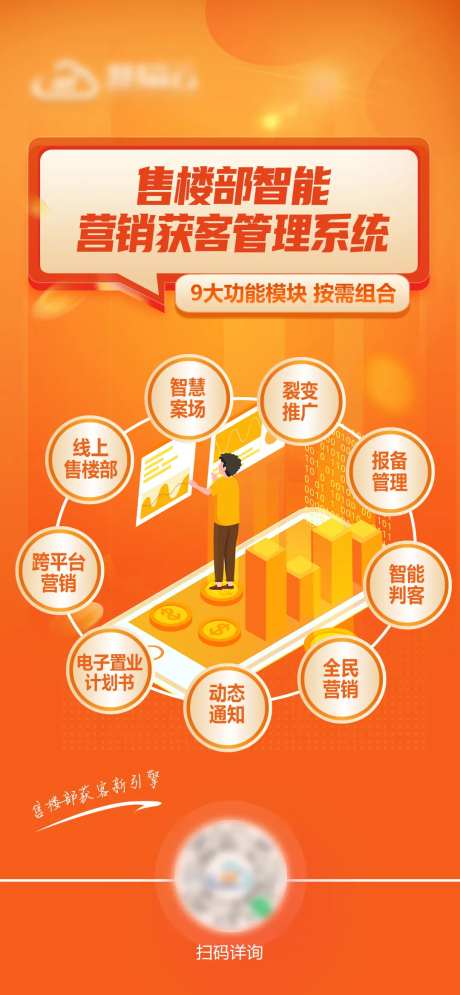 售楼部获客9大功能海报-采灵感-https://www.cailinggan.com/
