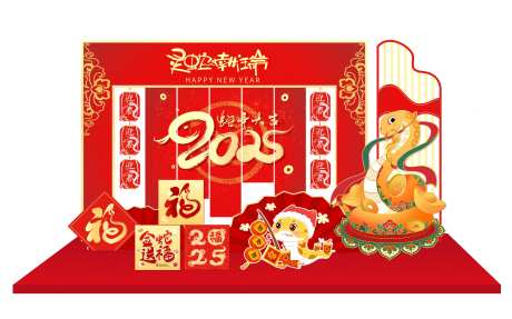 2025蛇年中式美陈-采灵感-cailinggan.com