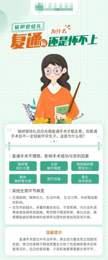 不孕科普海报-采灵感-https://www.cailinggan.com/