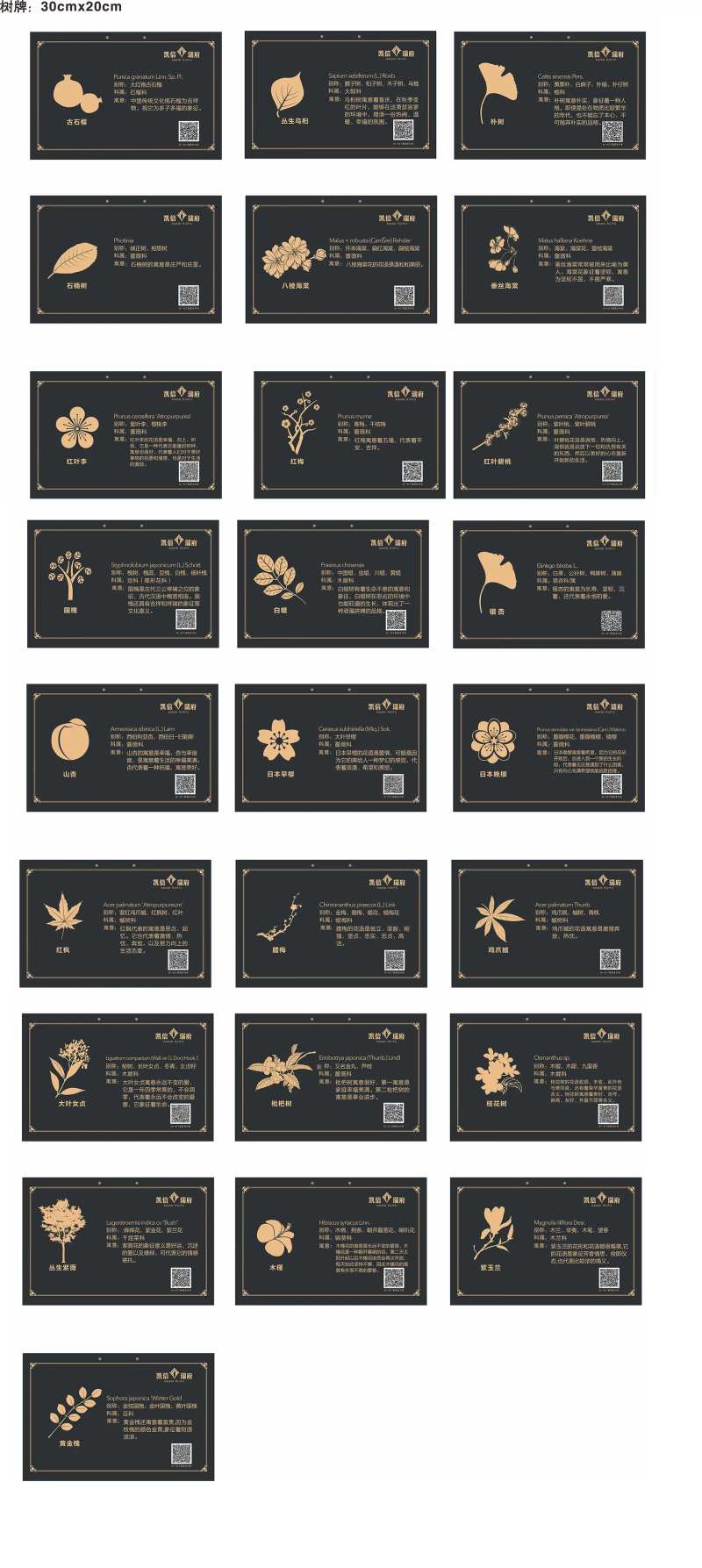 二维码可扫树信息树牌-采灵感-cailinggan.com