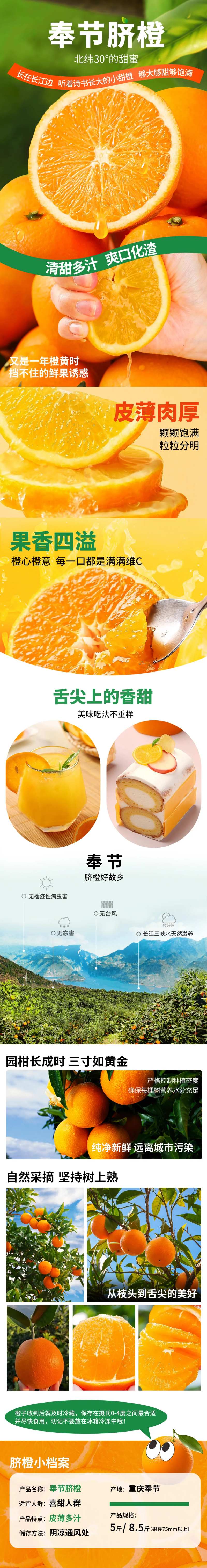 赣南脐橙香橙橙子电商详情页-采灵感-cailinggan.com