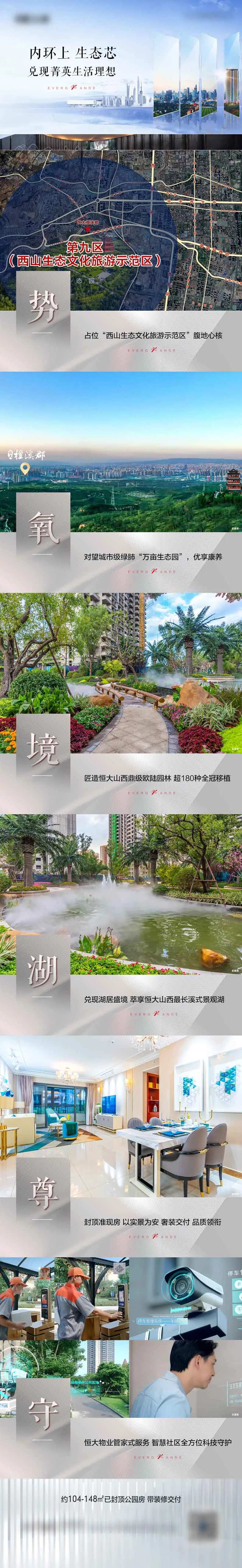 地产价值点长图海报-采灵感-cailinggan.com