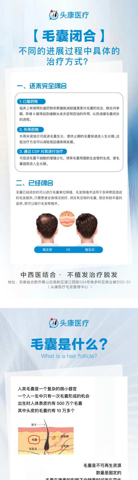 毛囊闭合科普海报-采灵感-https://www.cailinggan.com/