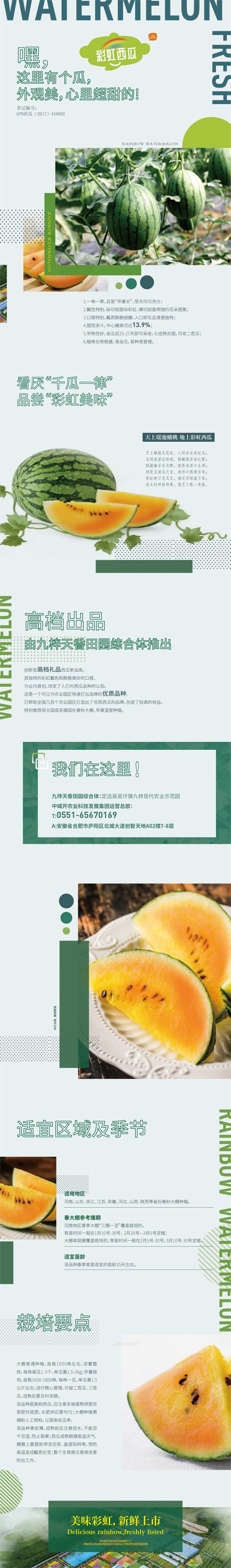 彩虹西瓜长图海报-采灵感-cailinggan.com