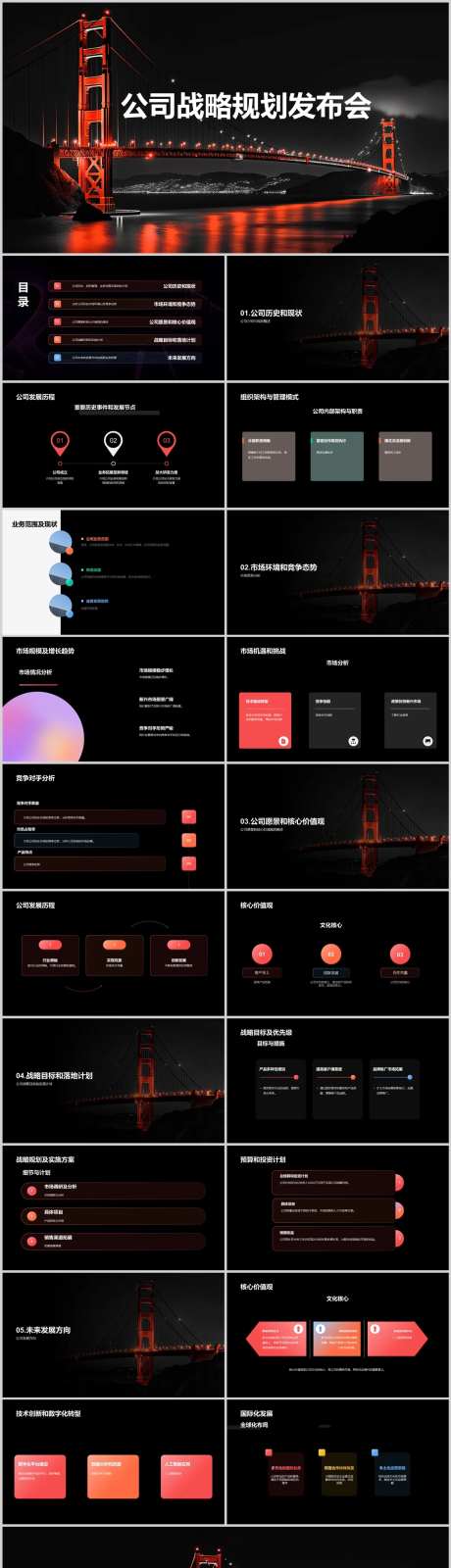公司战略规划发布会PPT-采灵感-https://www.cailinggan.com/