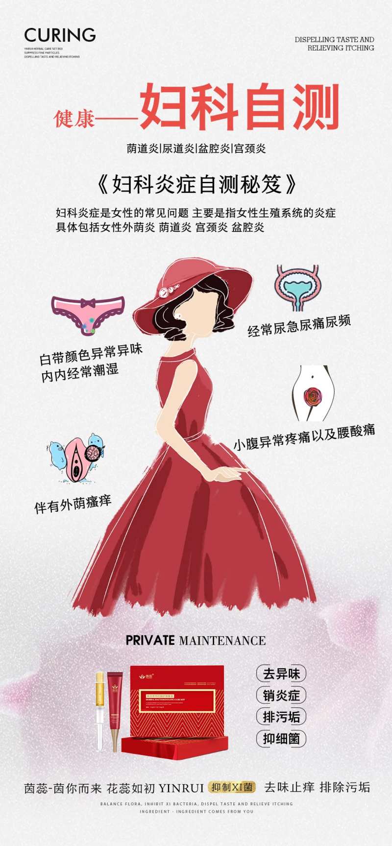 妇科自测海报-采灵感-cailinggan.com