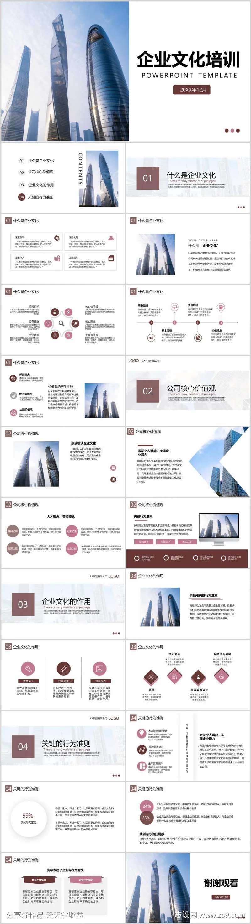 企业文化培训模板PPT-采灵感-cailinggan.com